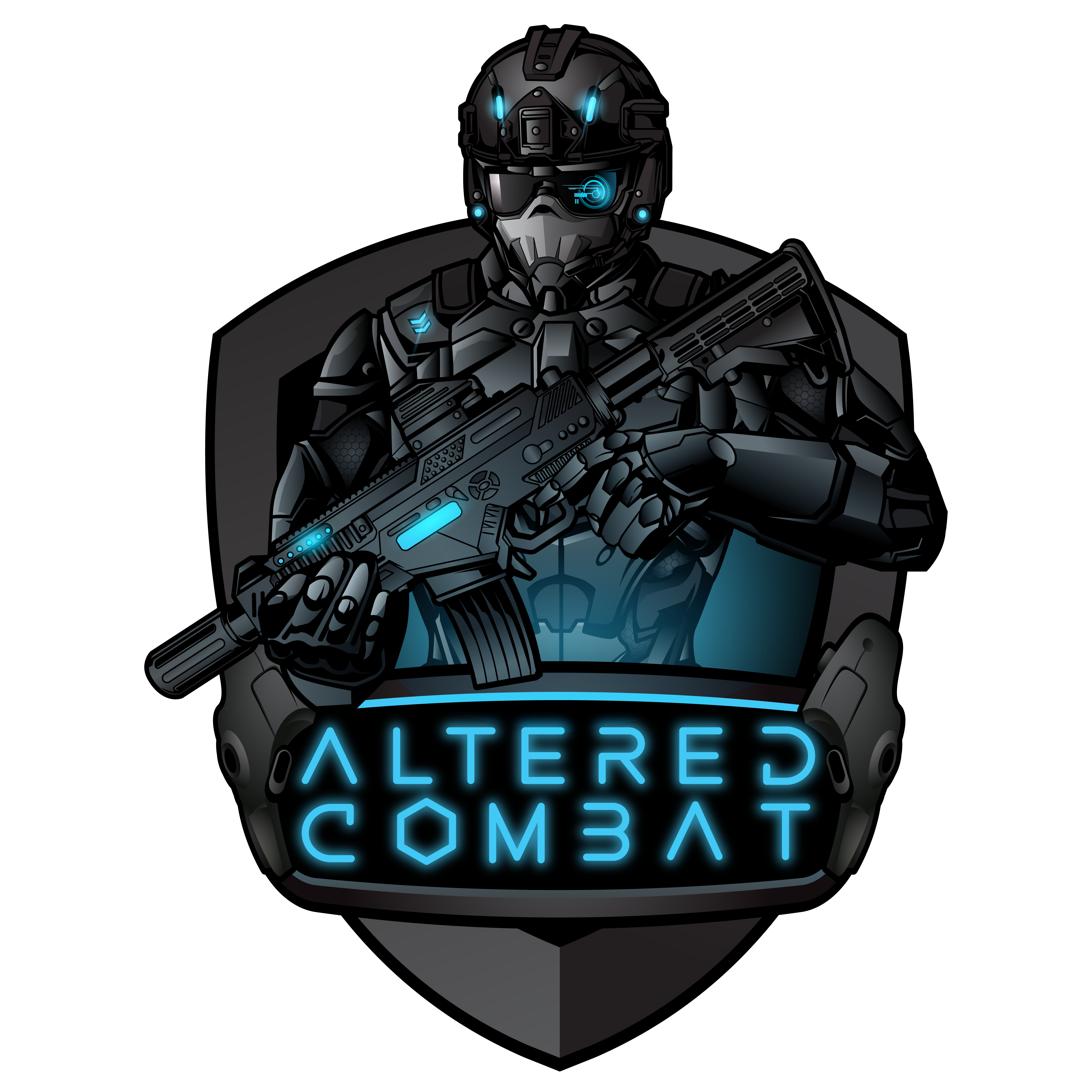 Altered Combat logo - mobile gaming and party rental company